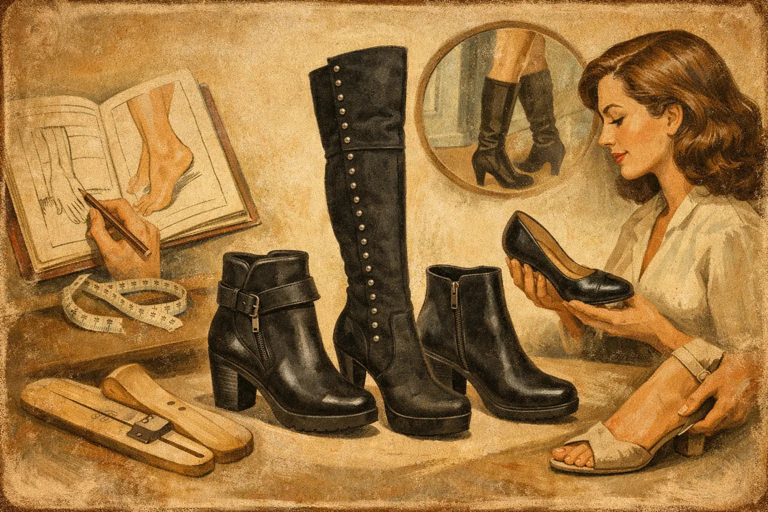 Guia de tallas zapatos mujer sin fallar