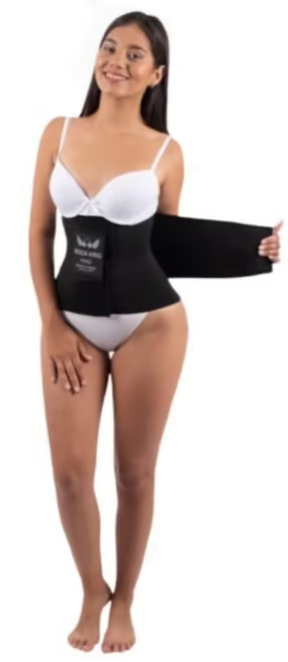 Faja Cinturilla reloj de arena negra