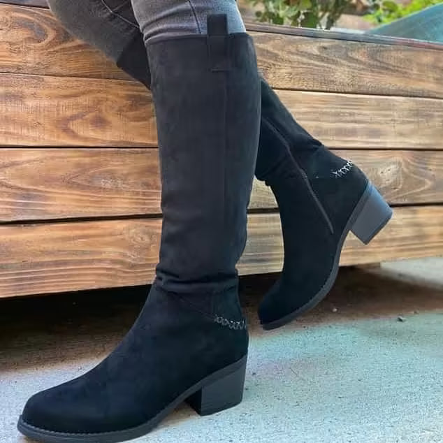 Botas gamuza negro