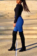Bucaneras negro gamuza
