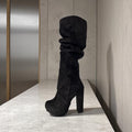 Botas gamuza negro